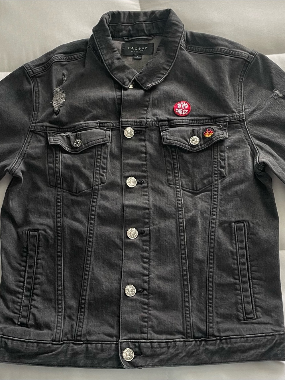 Pacsun Denim Jacket with Patches